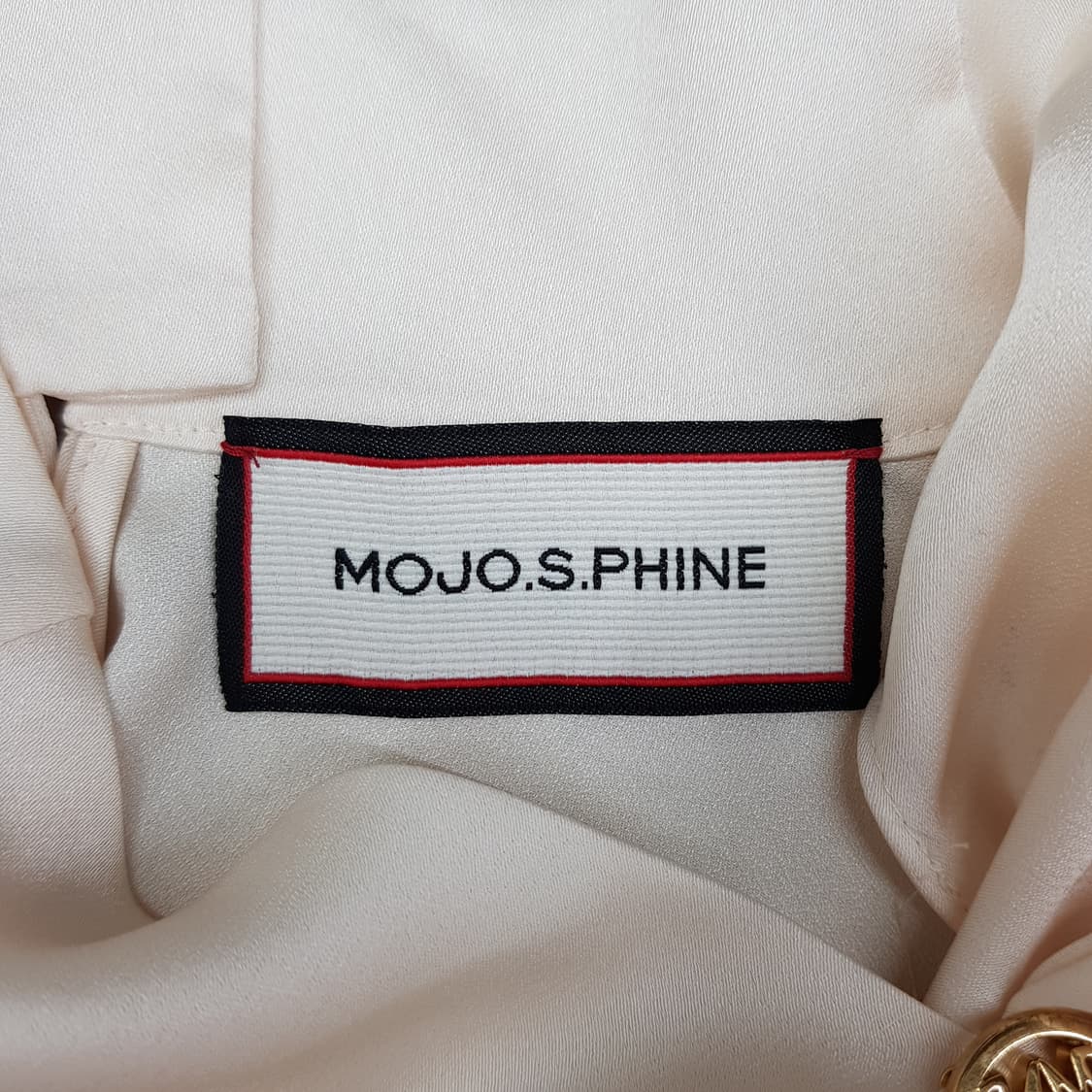 모조에스핀 2021 드레이프 실크 블라우스 M사이즈 상품이미지5