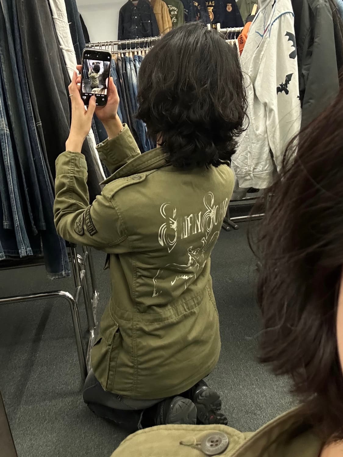 F)히스테릭 글래머X레드 제플린 여성 M-65 자켓 상품이미지2