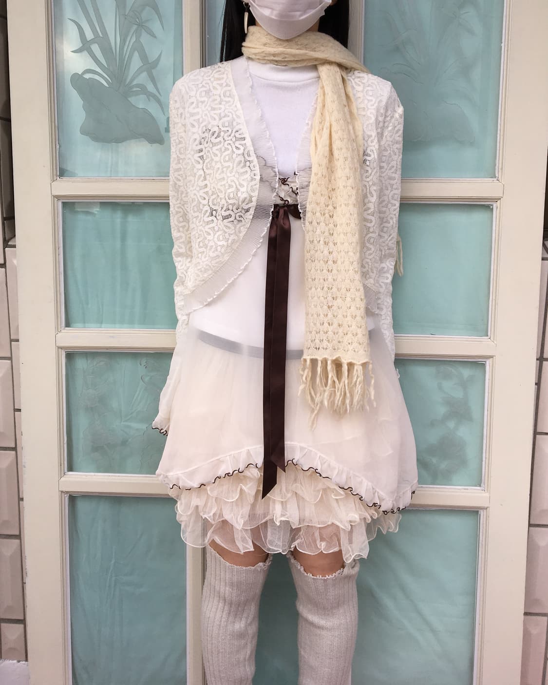 crochet knit muffler 상품이미지5