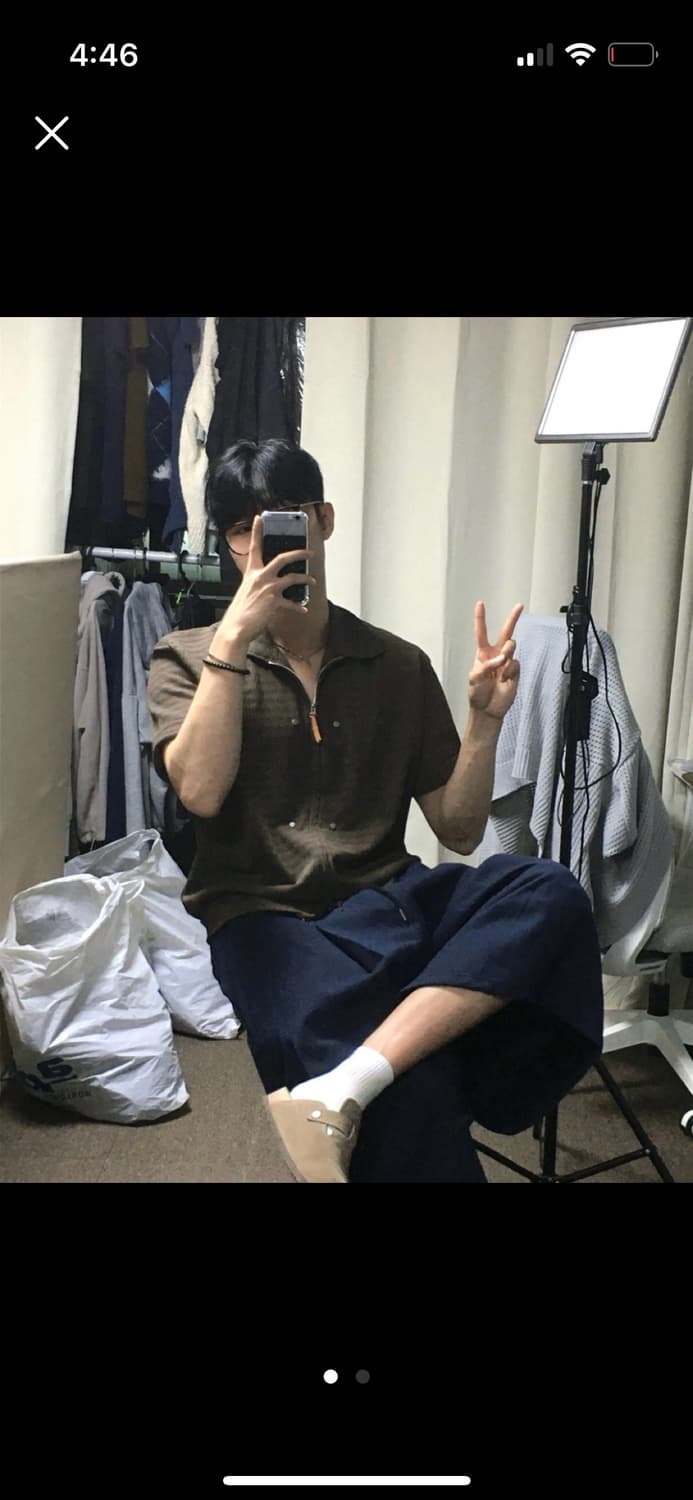 남자 여름용 린넨 가디건 셔츠 자켓 M (새상품) 상품이미지1