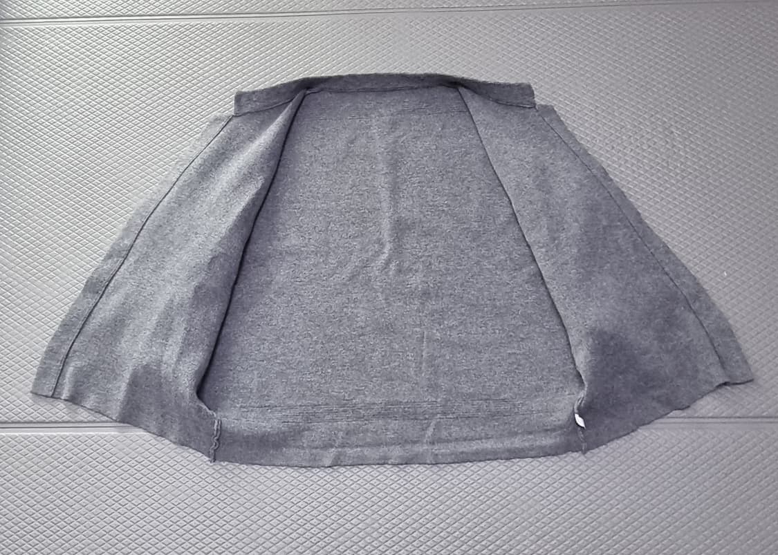 케이프 판쵸 니트 반팔 가디건 상품이미지3