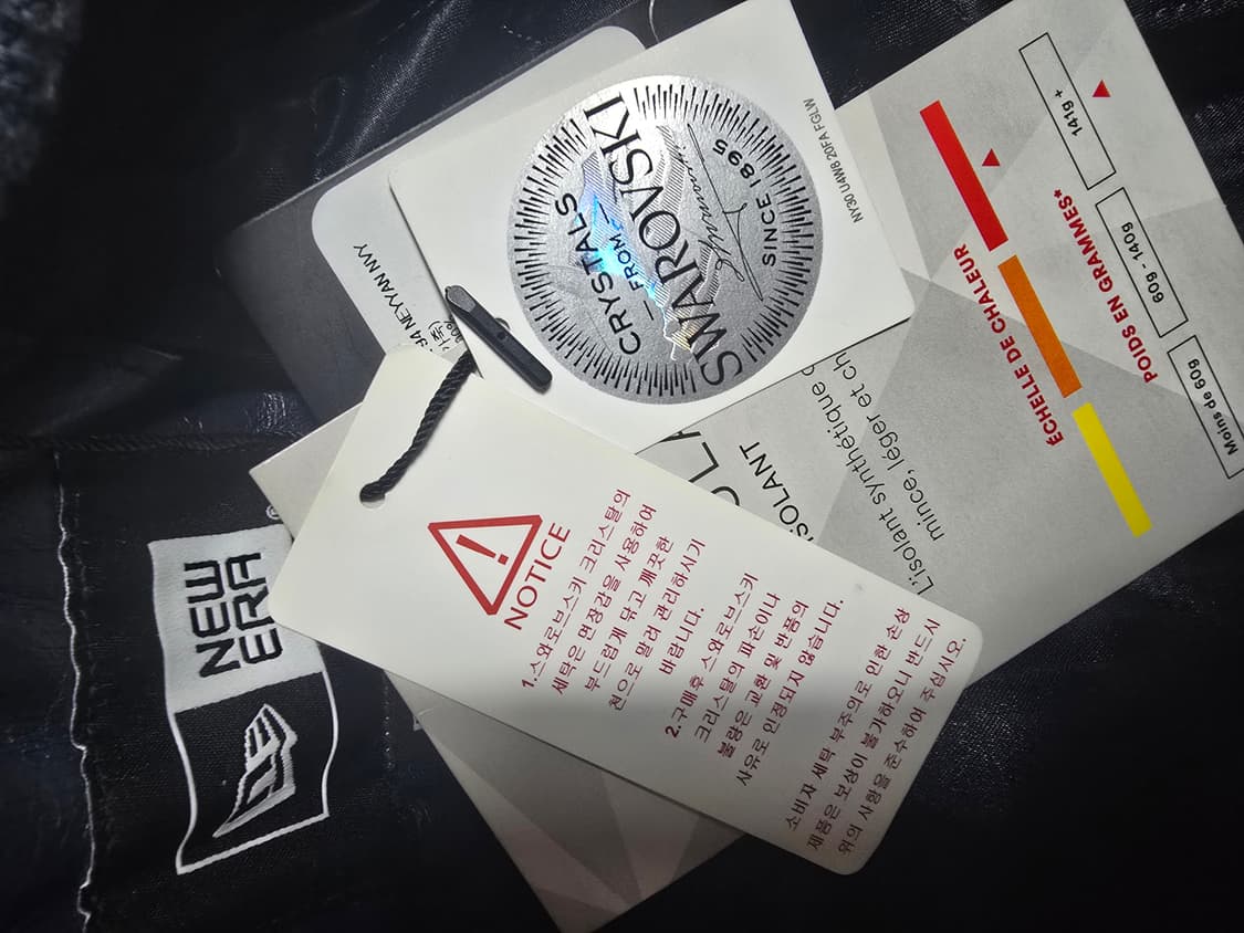 뉴에라X스와로브스키(2XL)천연소가죽(NAVY)색상 상품이미지4