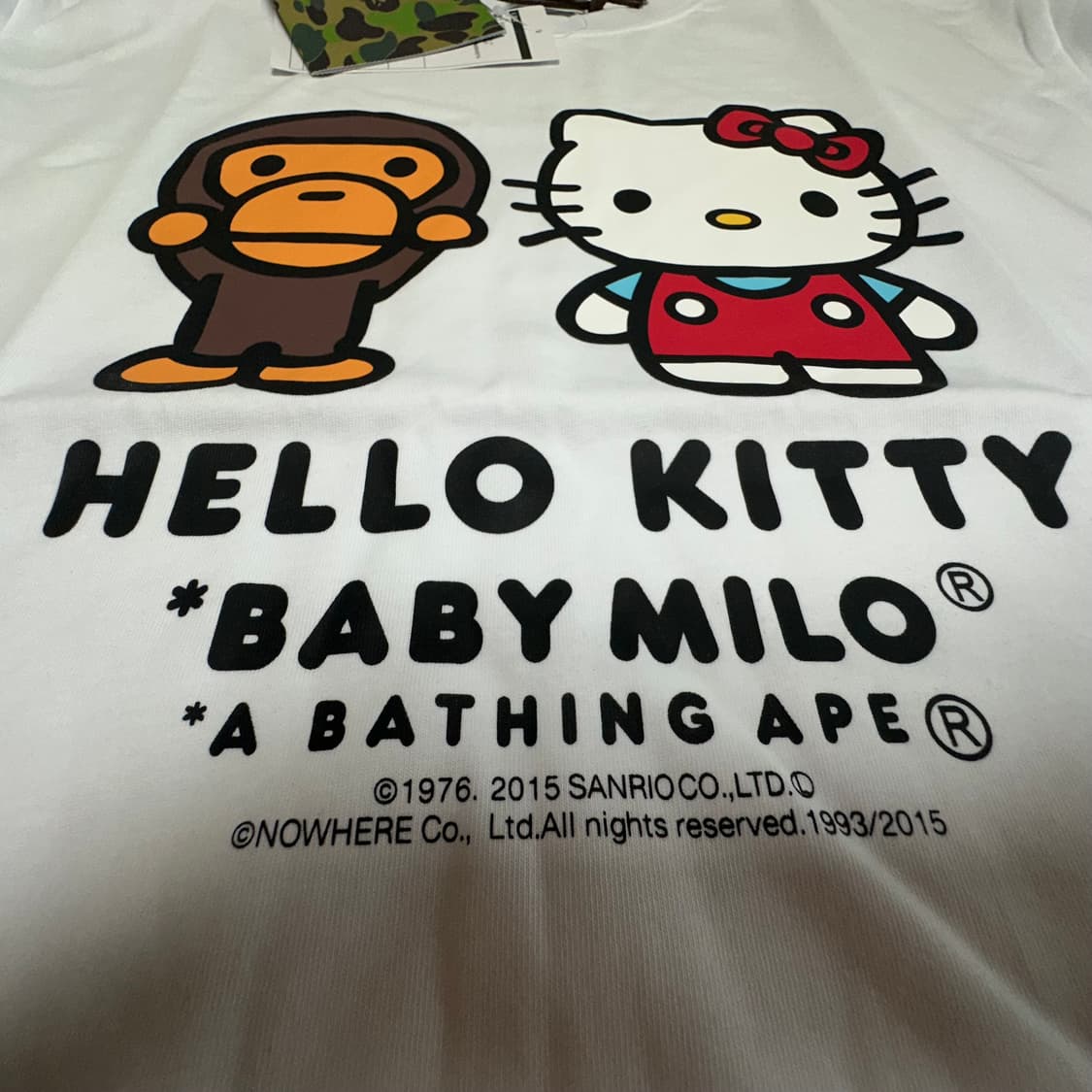 베이프 베이비 마일로 x 헬로키티 화이트 상품이미지7