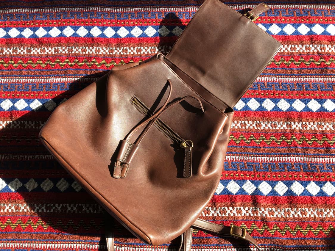 코치 마호가니 레더 백팩 상품이미지4