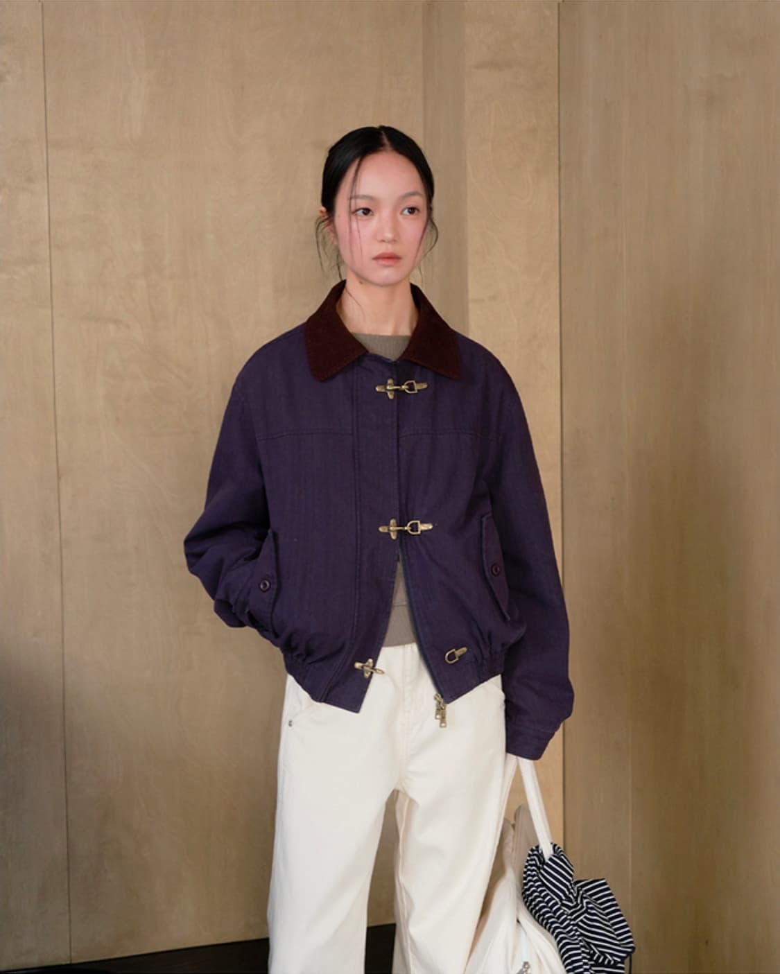 하네 플레인 버클 자켓 상품이미지4