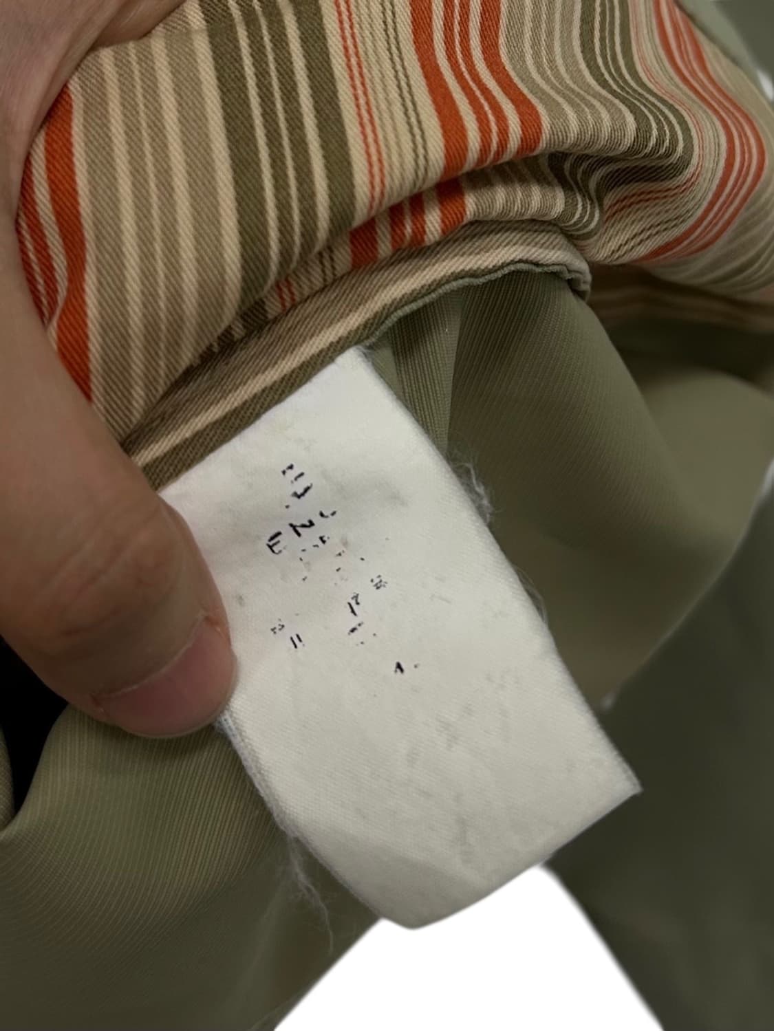 00s 발렌시아가 헤링턴 자켓 카키베이지 (M~L)  상품이미지8