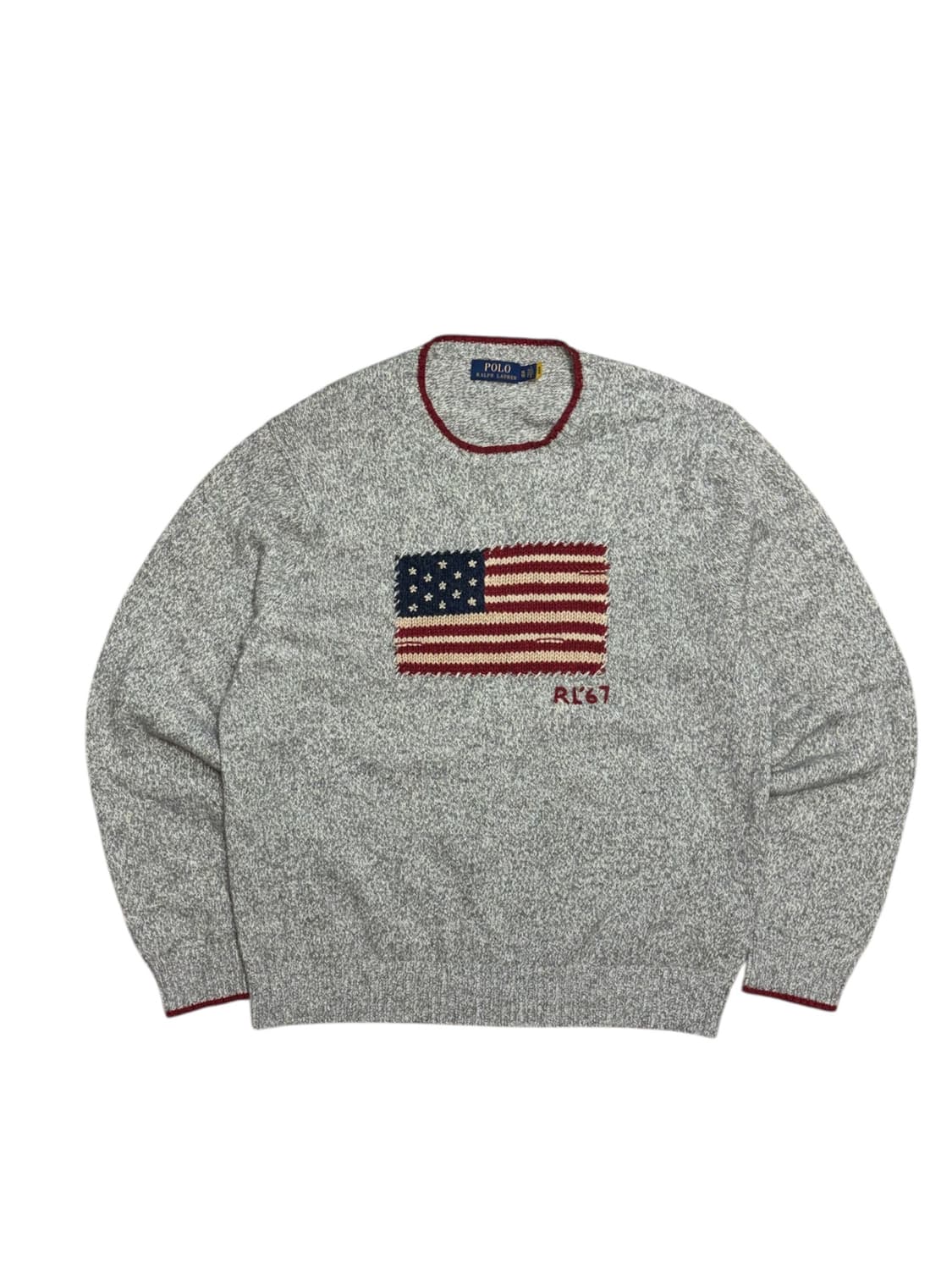폴로 랄프로렌 성조기 니트 (qr 인증)  상품이미지1