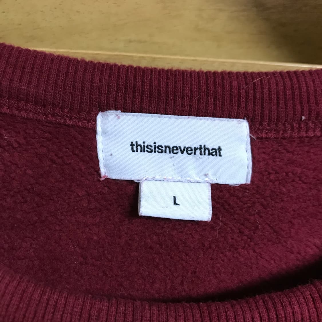 디스이즈네버댓 라운드 스웻셔츠 상품이미지3