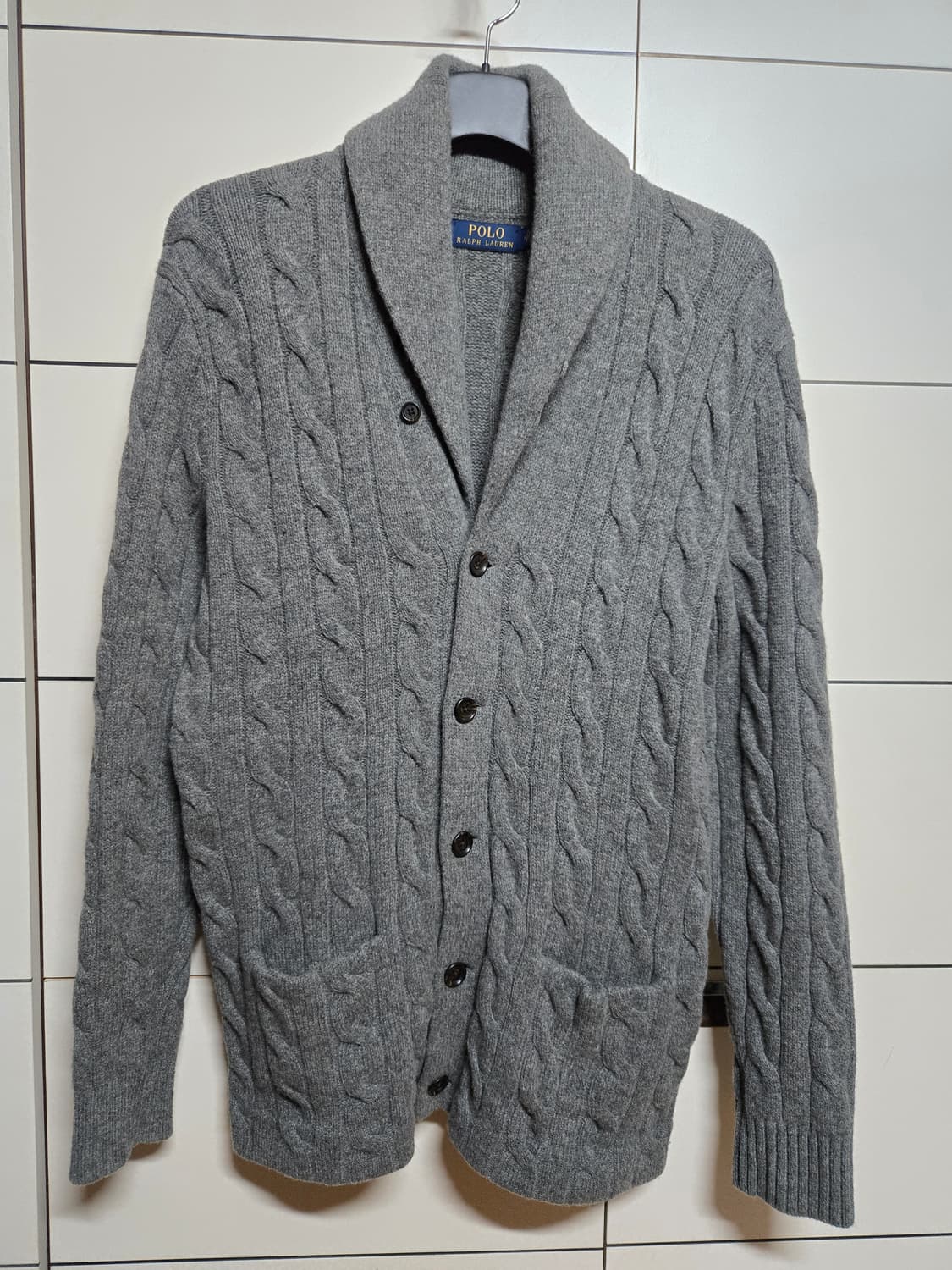 폴로 랄프로렌 숄카라 케이블 가디건(상태최상) 상품이미지1