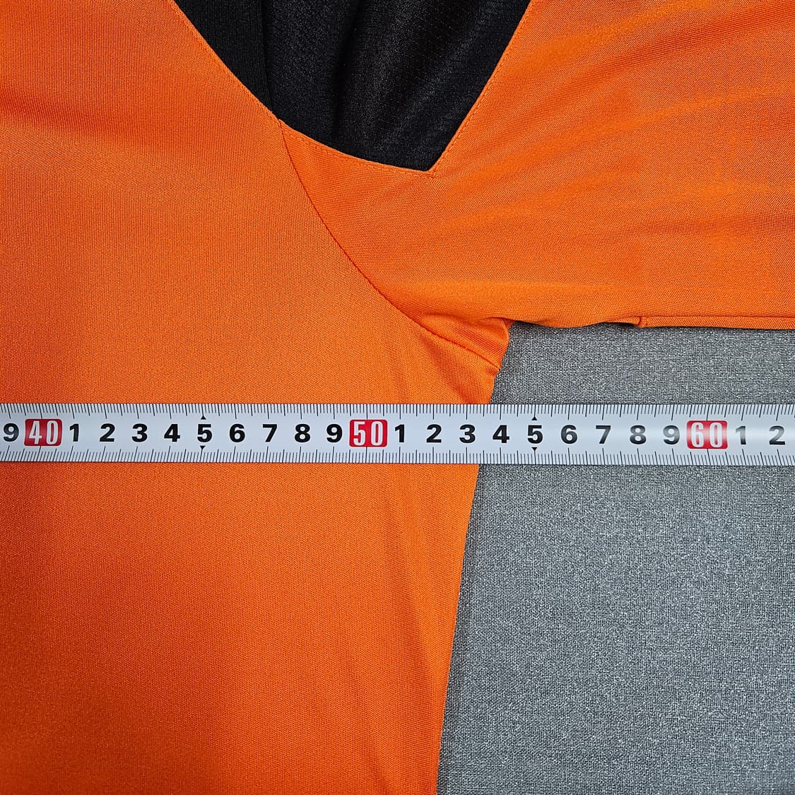 100 아디다스 축구 져지 긴팔티셔츠 오렌지 상품이미지4