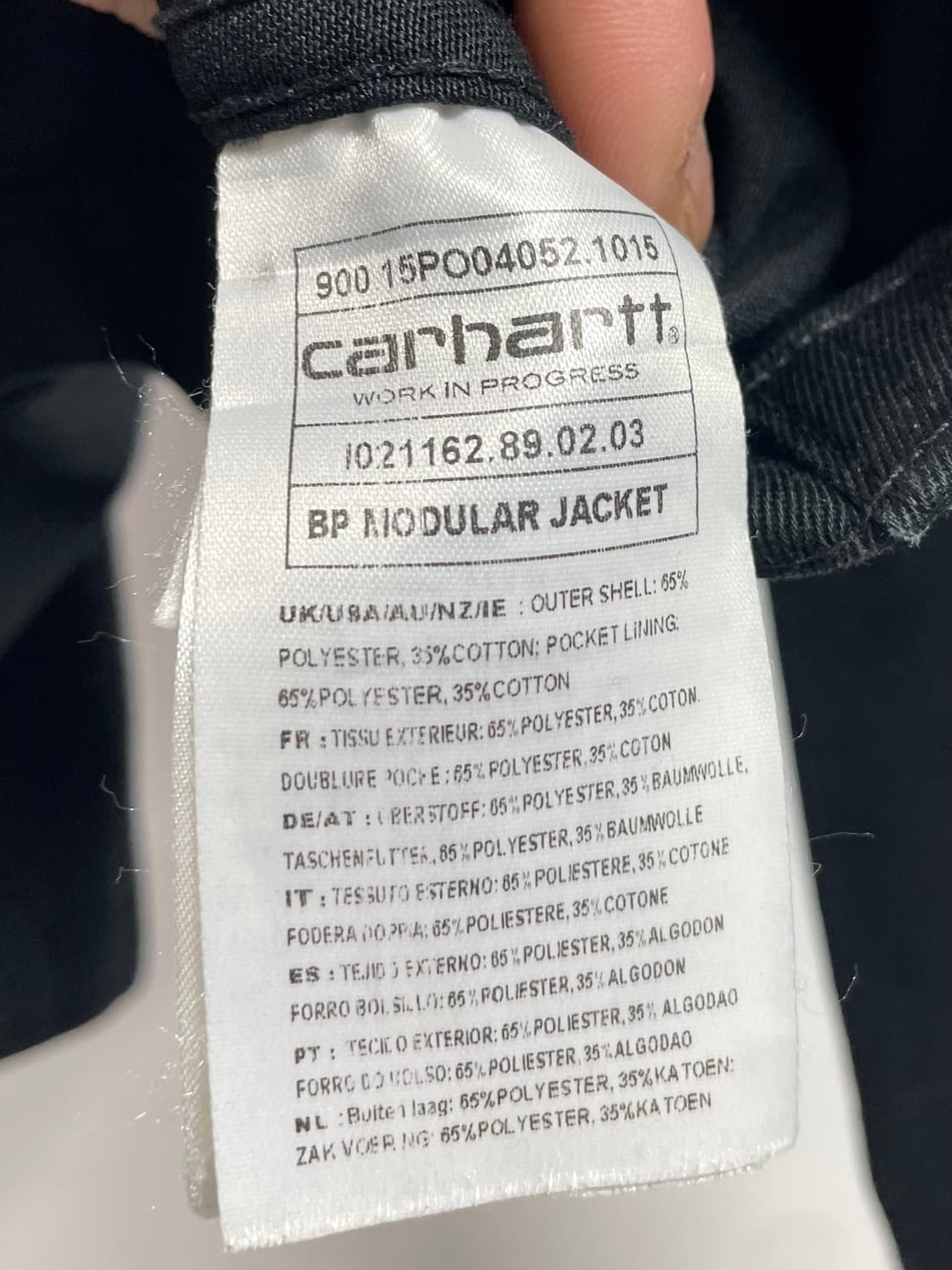 칼하트 WIP BP 모듈러 블루종 자켓 (on.303) 상품이미지7