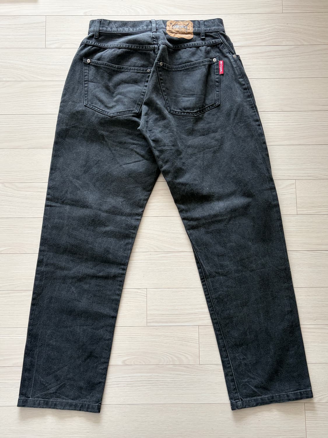 80-90s stussy 올드 스투시 빅올진 블랙 데님 30 (USA) 상품이미지3