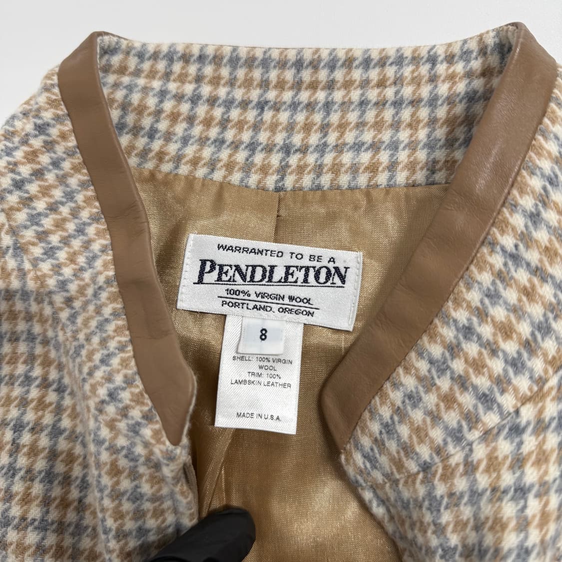 80’s 펜들턴 하운드투스 자켓 상품이미지5