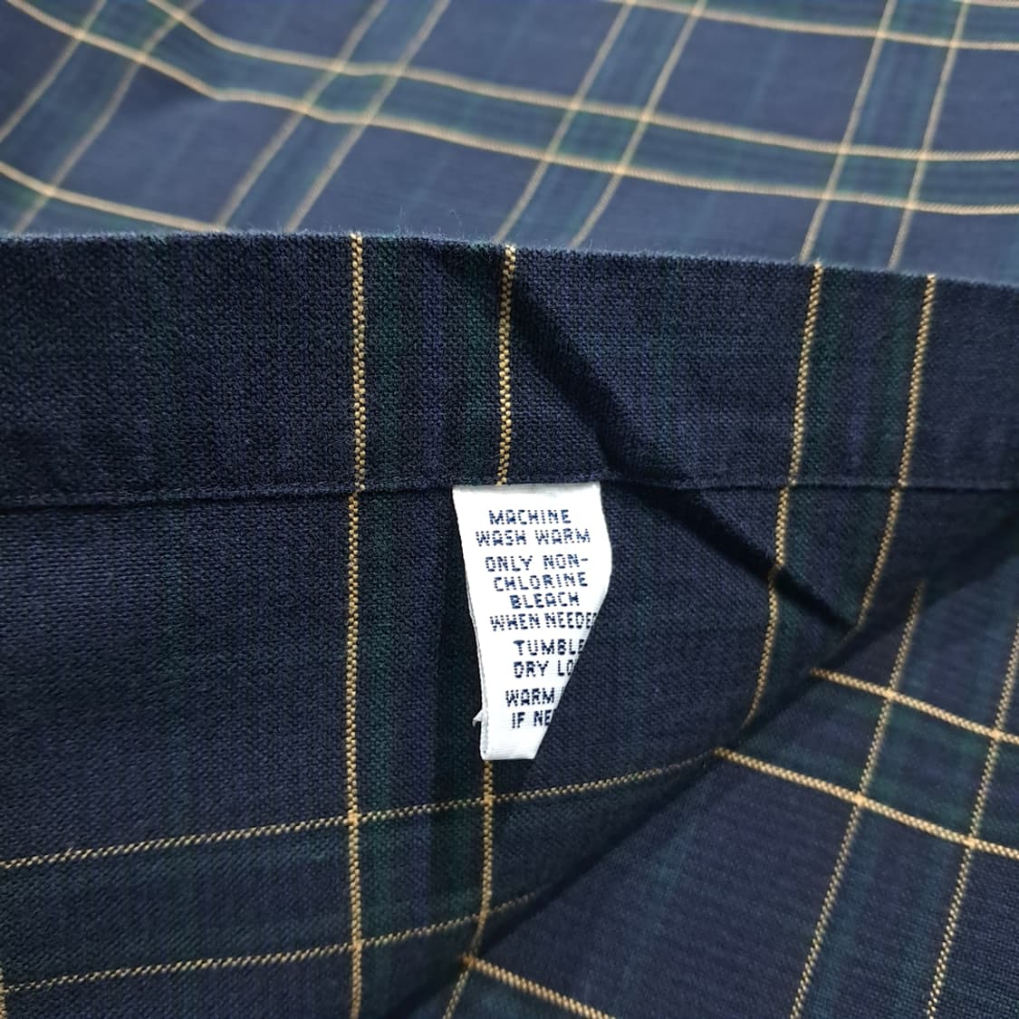 CL445 2XL 폴로 00s 코튼 모던 블랙워치 타탄체크 셔츠 남방 상품이미지5