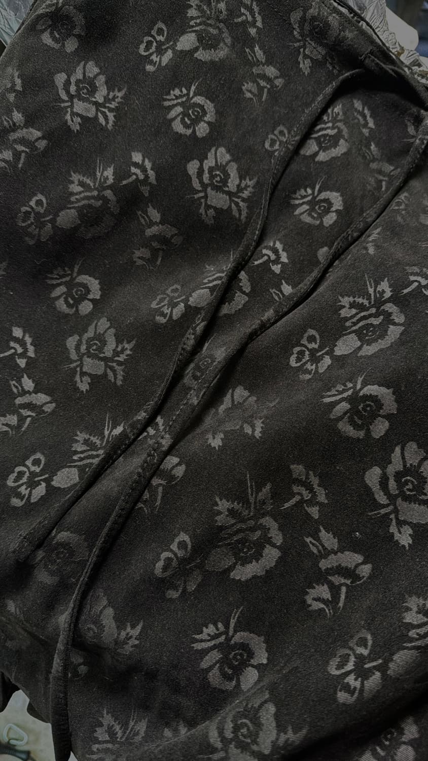 블랙 로즈 미디스커트 상품이미지4