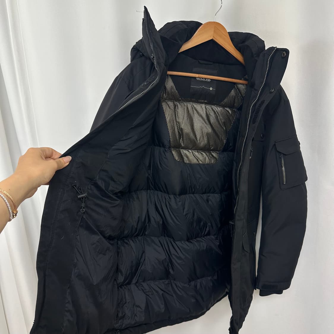   블랙야크 남자 패딩 점퍼 거위털 블랙 105 EPW 상품이미지6