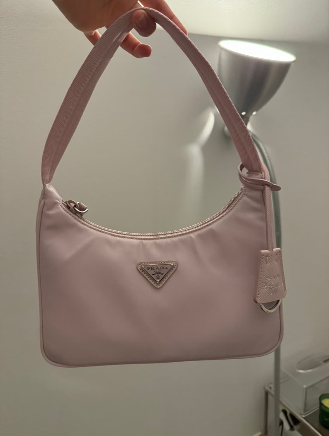 프라다 리나일론 리에디션 2000 미니백 앨러배스터 핑크 상품이미지4