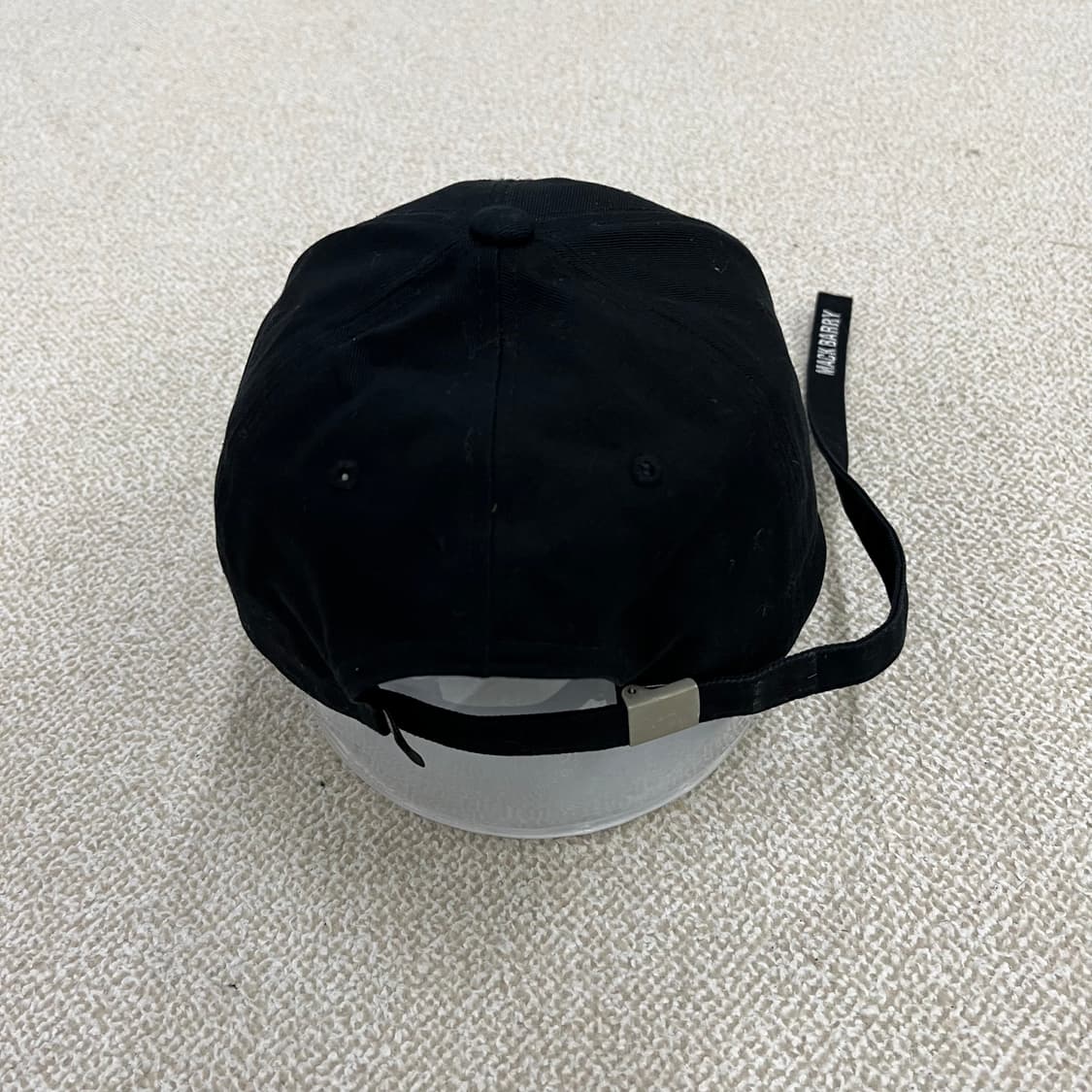 F 맥베리 옷핀 블랙 볼캡 모자 0130M2 상품이미지3