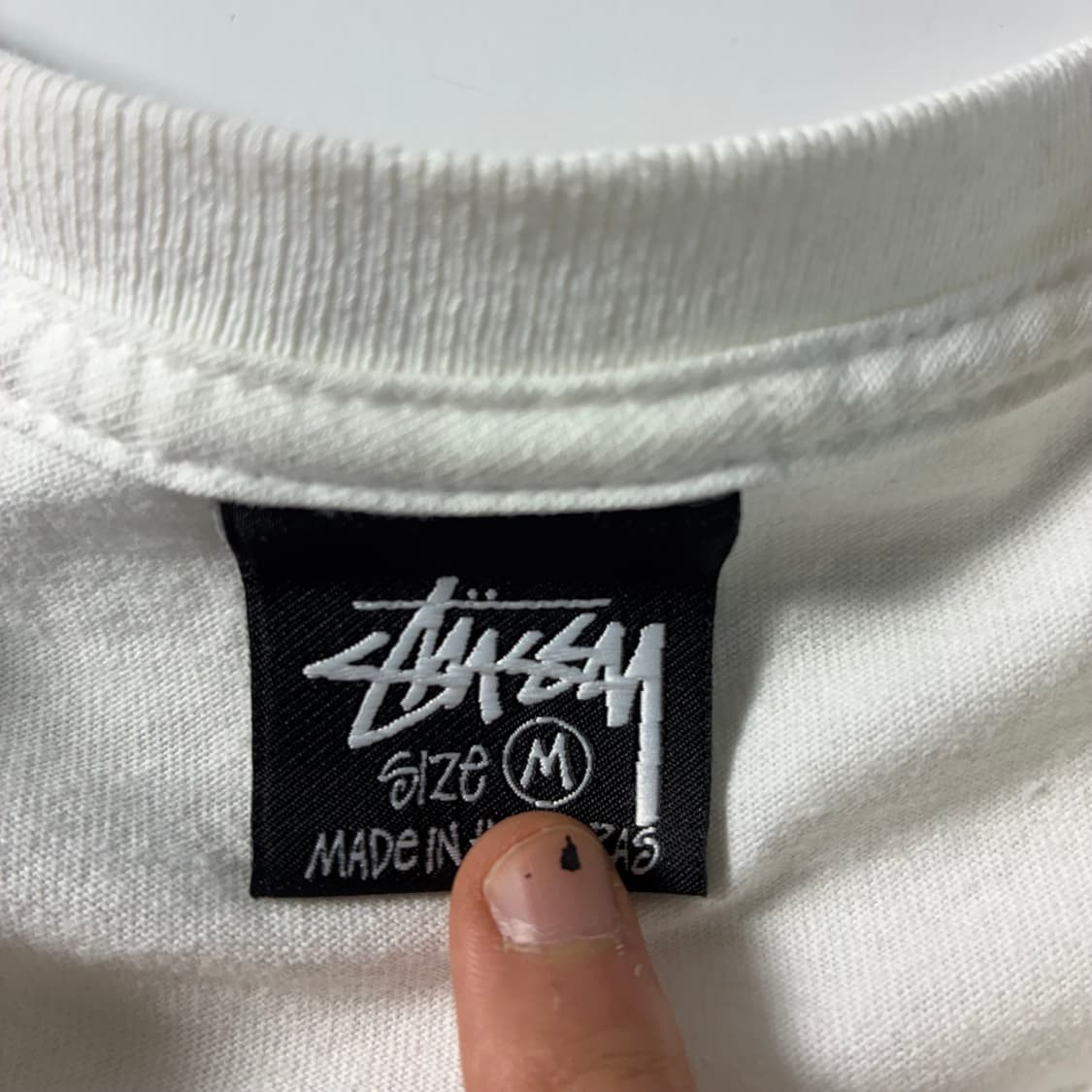 Stussy  스투시 터프기어 화이트 반팔티셔츠  상품이미지5