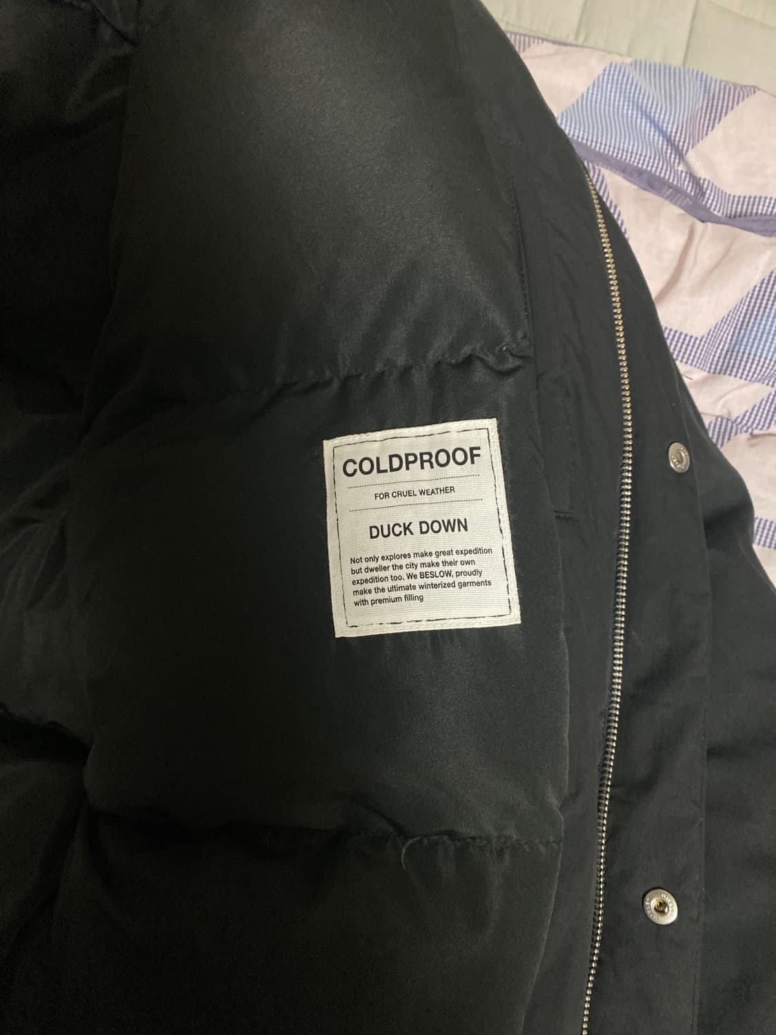 비슬로우 m65 덕다운 패딩 상품이미지5