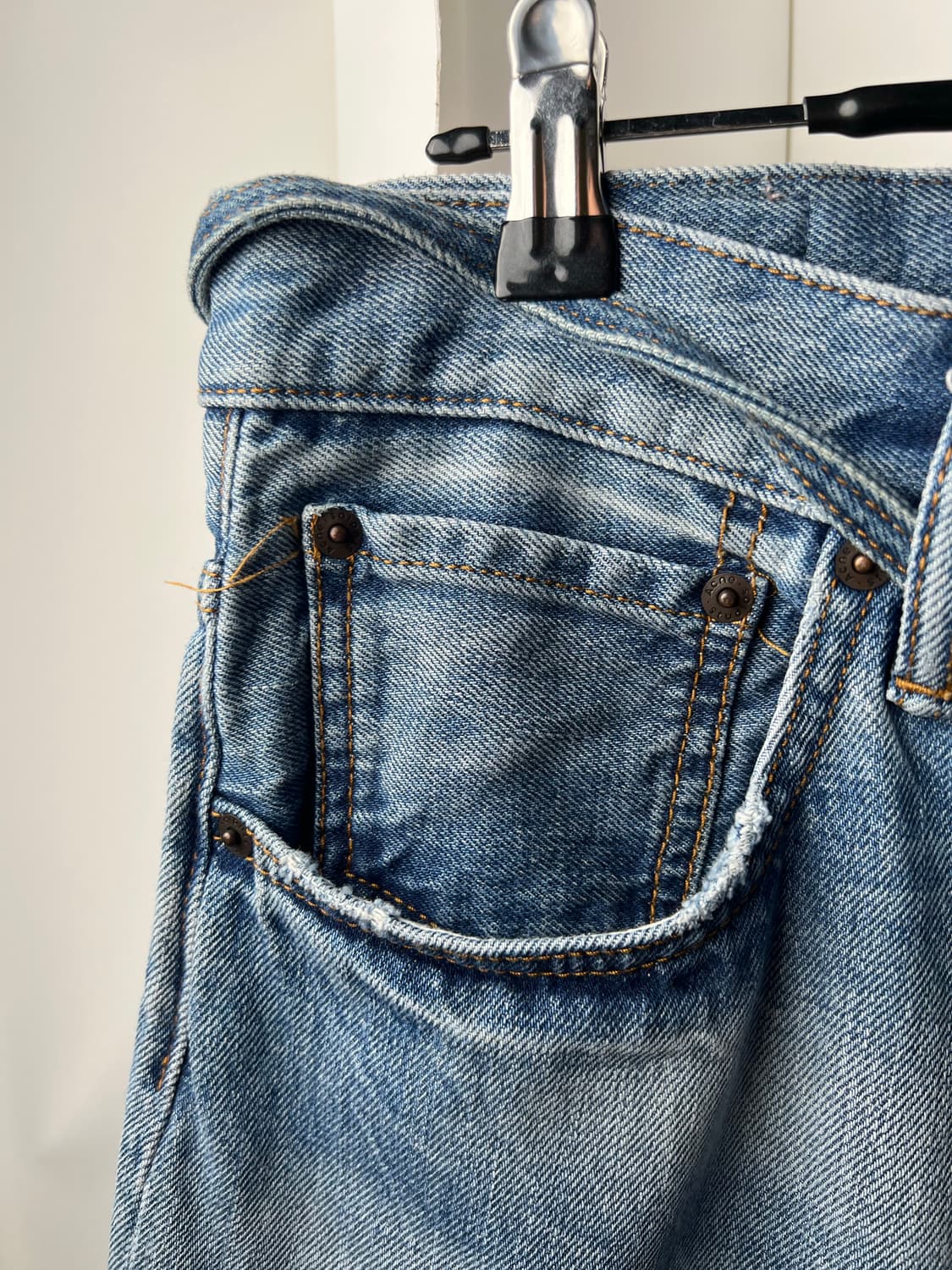 Acne Studios 연청 데님 반바지 31 상품이미지5