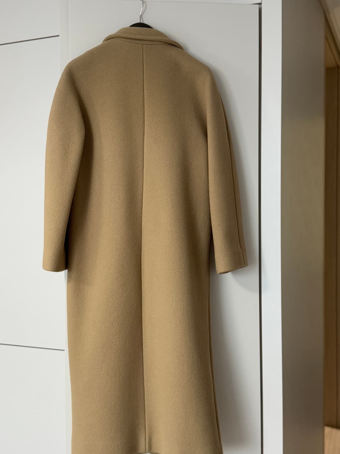 🖤 라움(Raum) 프랑스 브랜드 Roseanna 카멜 버진울 롱코트 상품이미지7