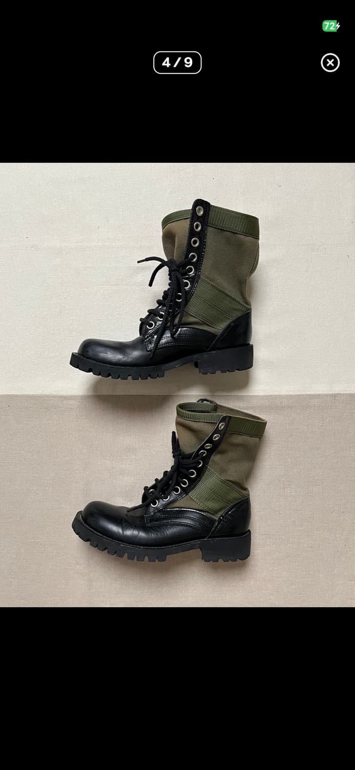 꼼데가르송 컴뱃 부츠 Comme des garcons 밀리터리 부츠 상품이미지3
