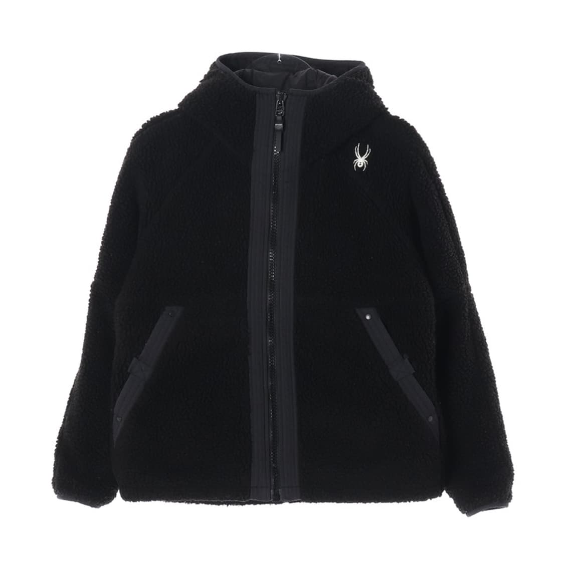 스파이더 블랙 후드 플리스 자켓 S 상품이미지1