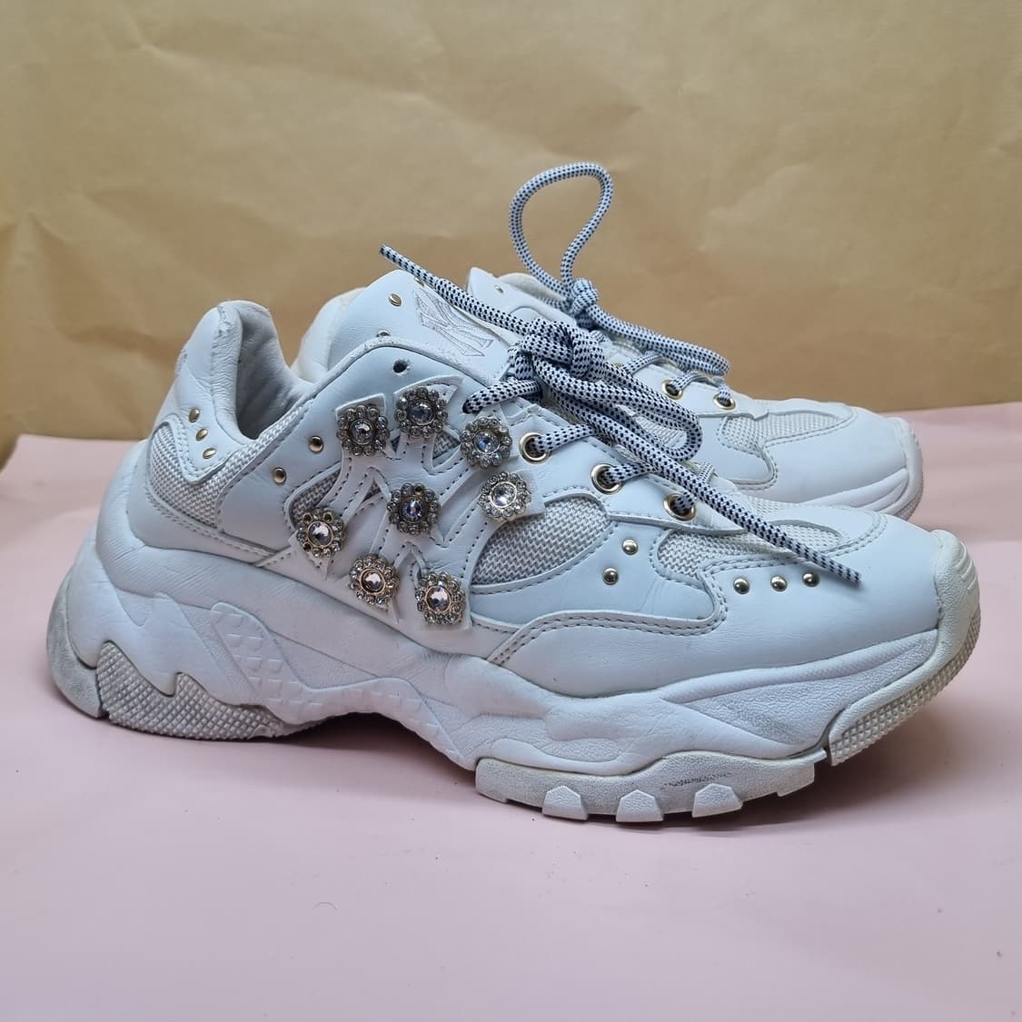 MLB 뉴욕양키스 키스톤청키 운동화 250 상품이미지1