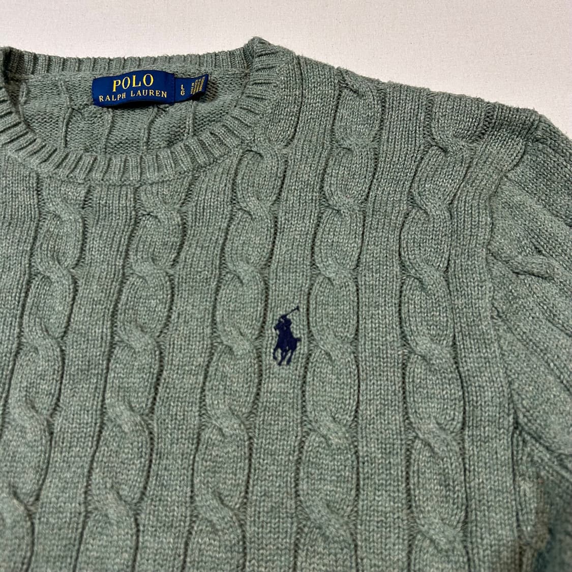 L) 폴로 랄프로렌 케이블 꽈배기 니트 상품이미지4