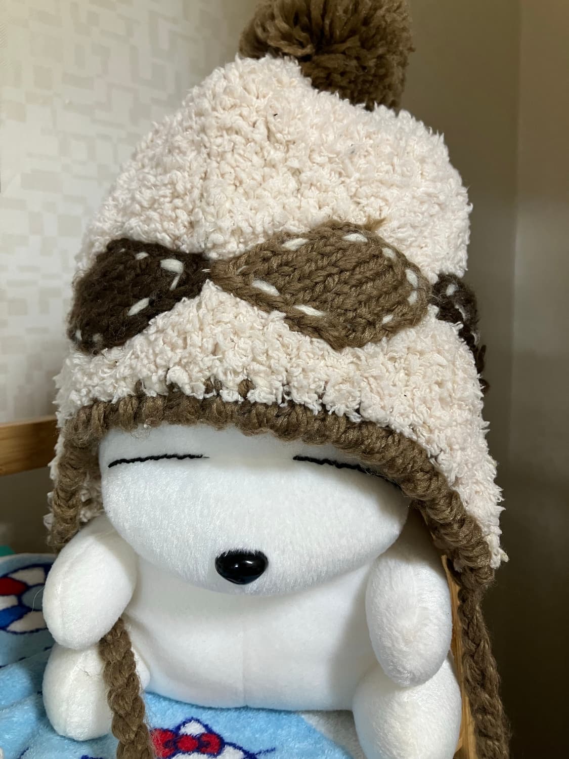 빈티지 귀도리 니트 비니 상품이미지1