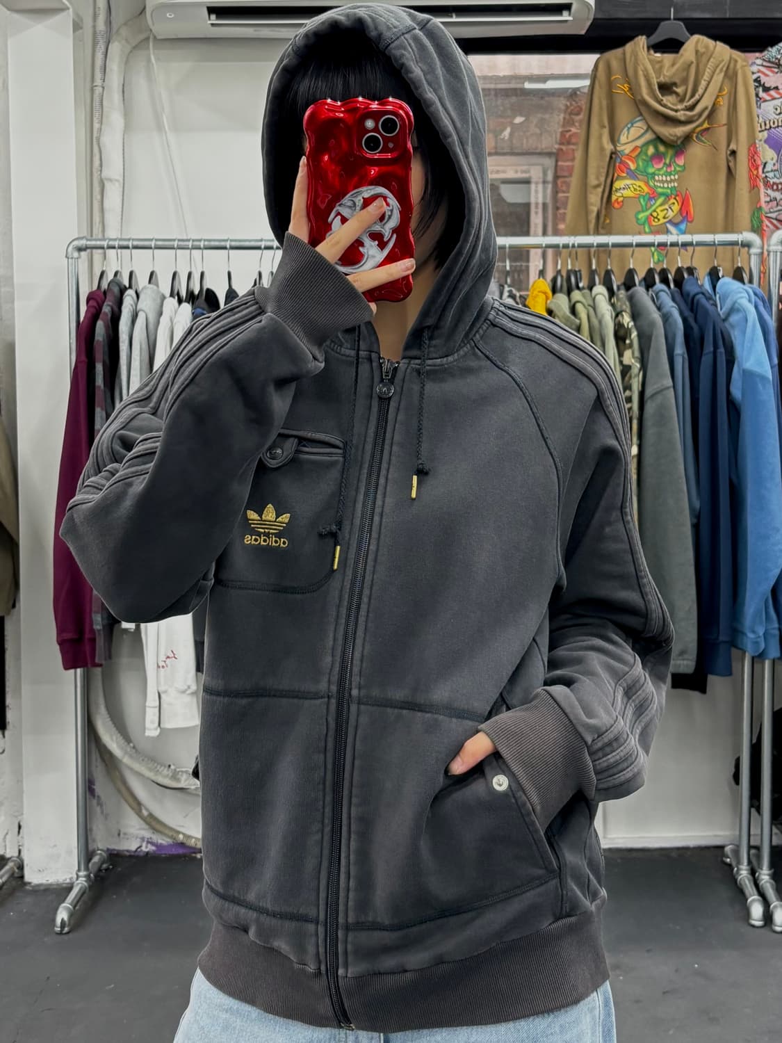 아디다스 파이어버드 후드집업 상품이미지1