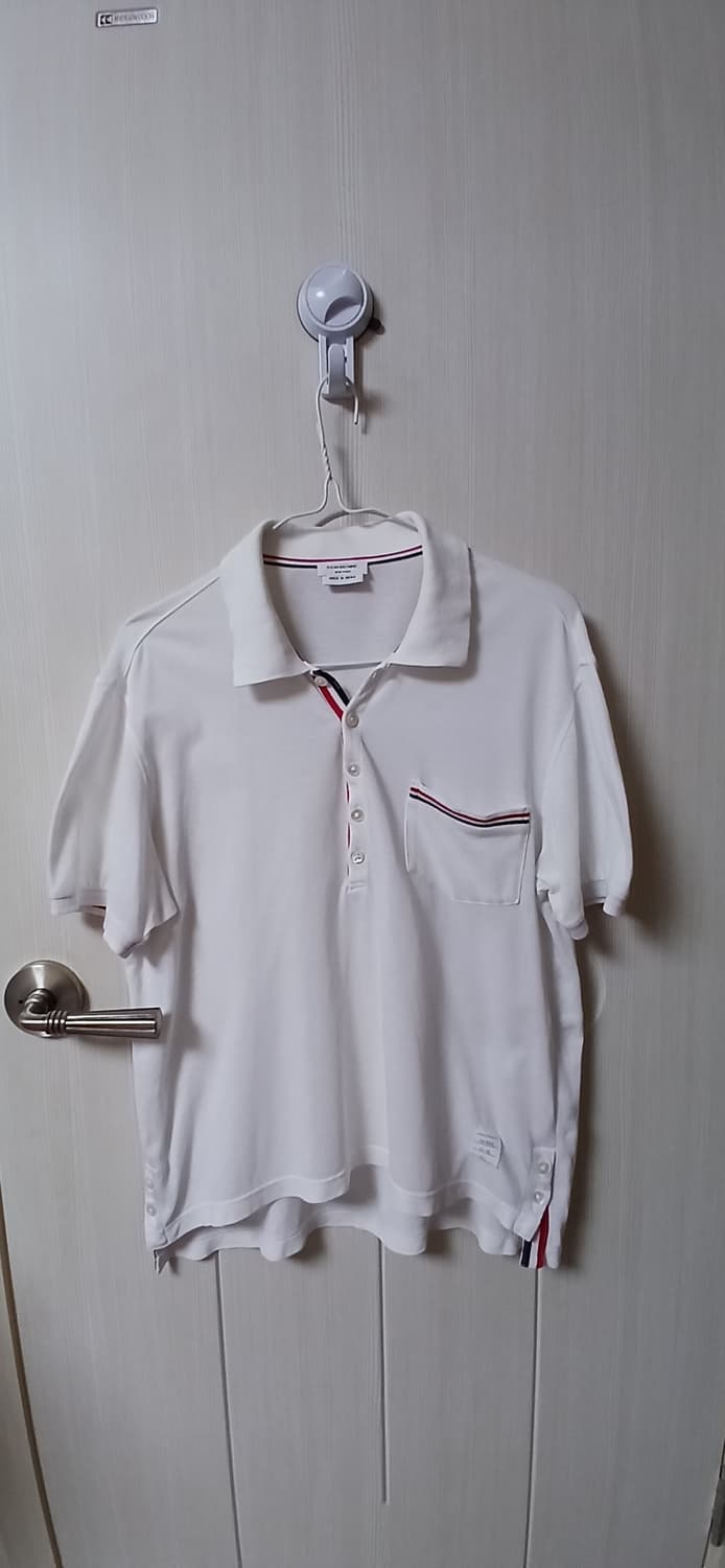 톰 브라운 반팔 폴로 티셔츠(1사이즈)   상품이미지1