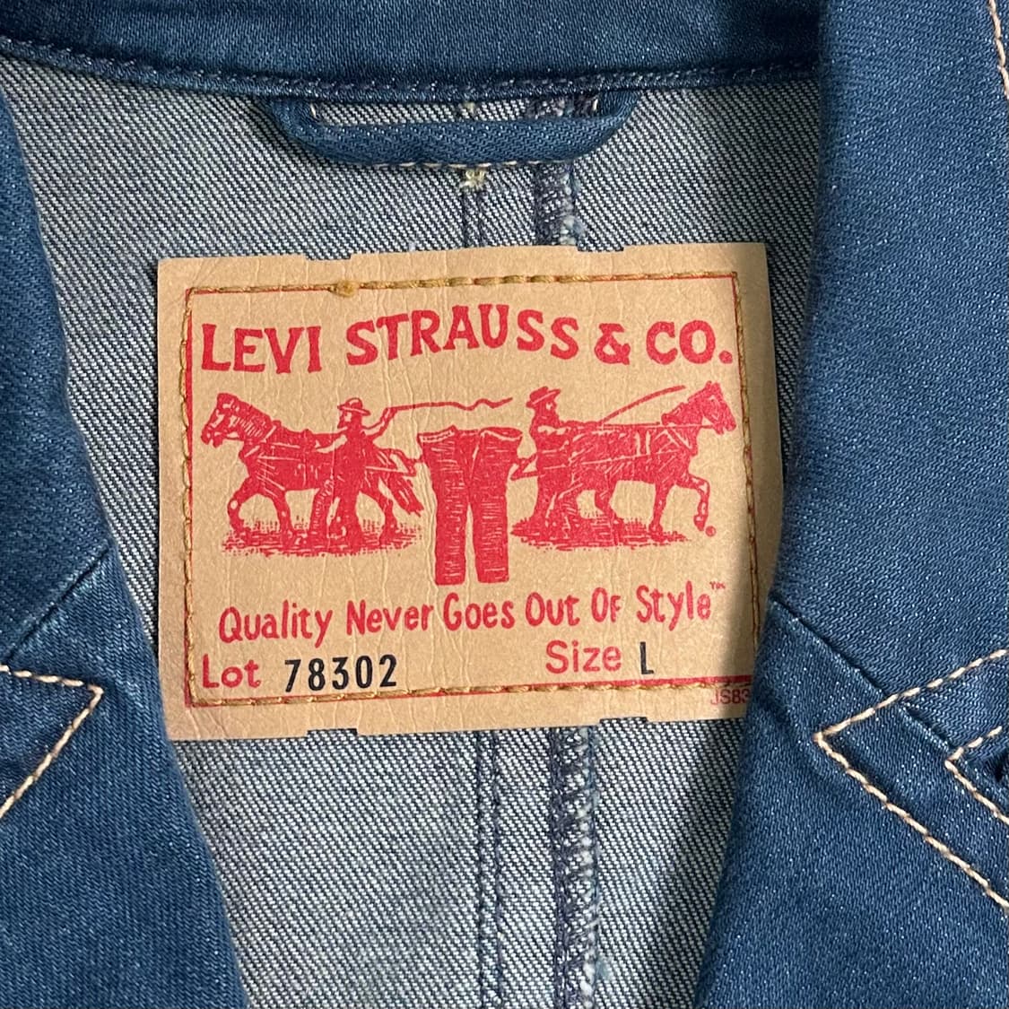 리바이스 우먼스 타입원 데님 자켓  상품이미지6