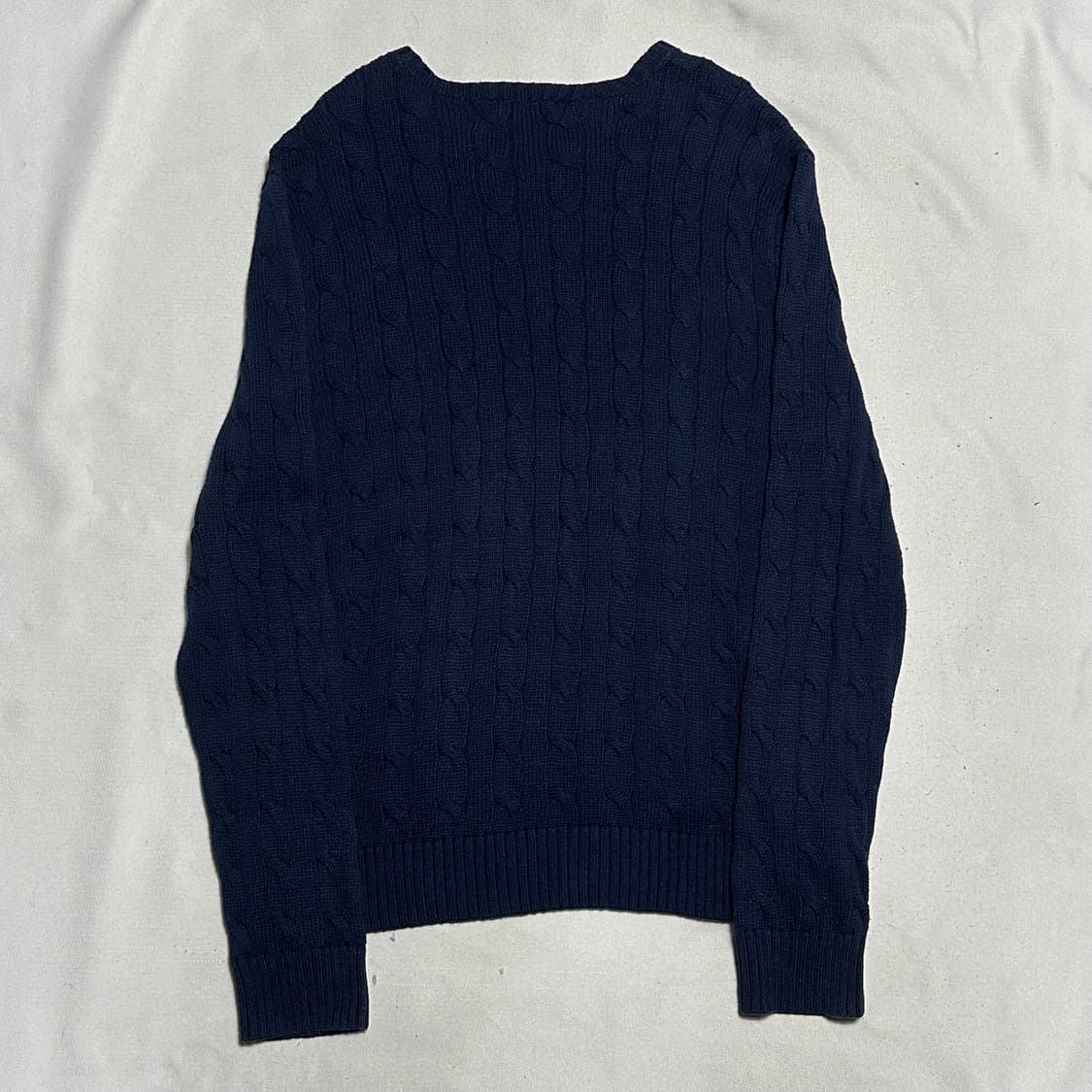 L 폴로랄프로렌 네이비 케이블 니트  상품이미지3
