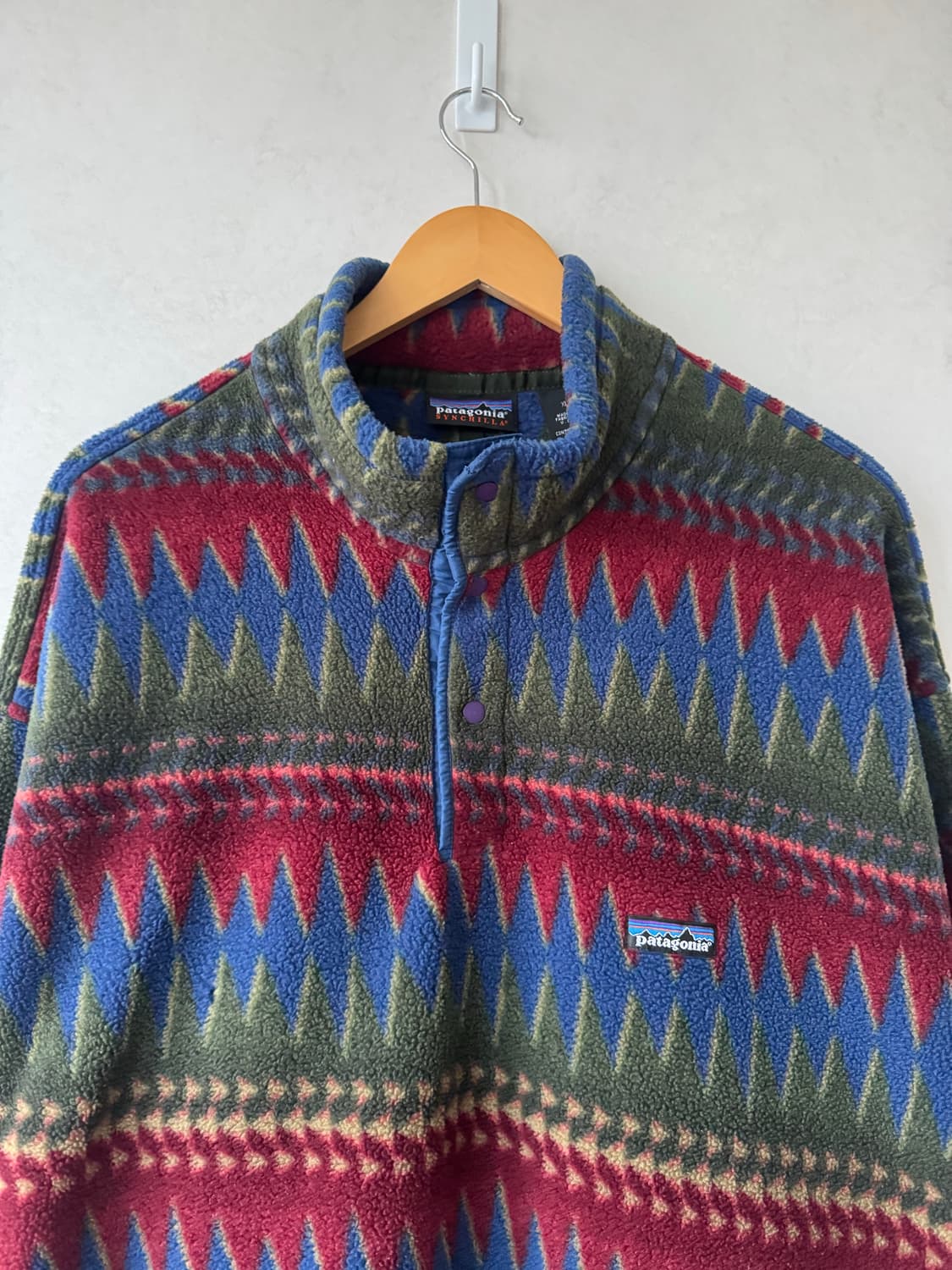 1996 파타고니아 Minnehaha Flame 스냅 플리스 상품이미지3