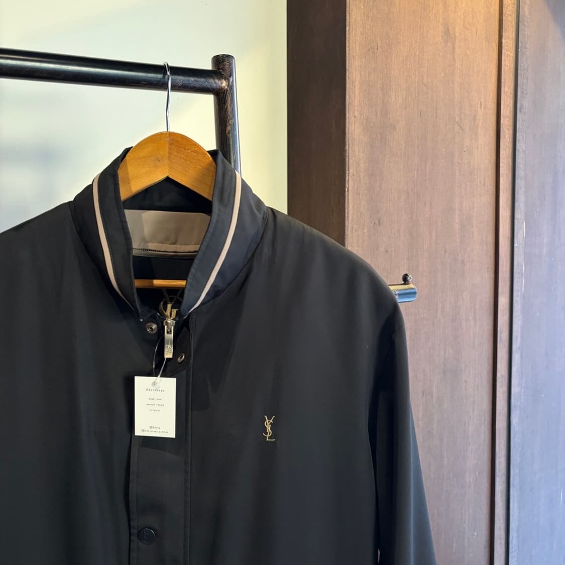 15413 - 입생로랑 블랙 폴리 자켓 상품이미지3