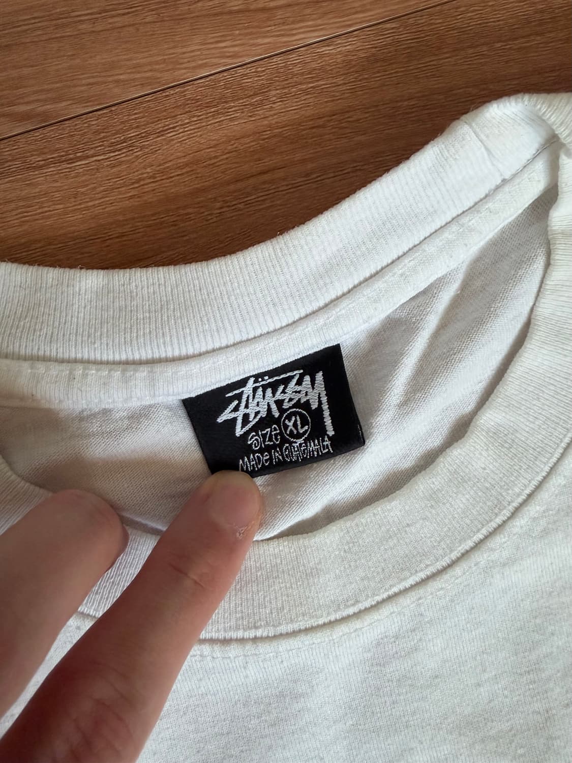 [XL] 스투시x도버 스트리트 마켓 런던 롱슬리브 화이트  상품이미지4