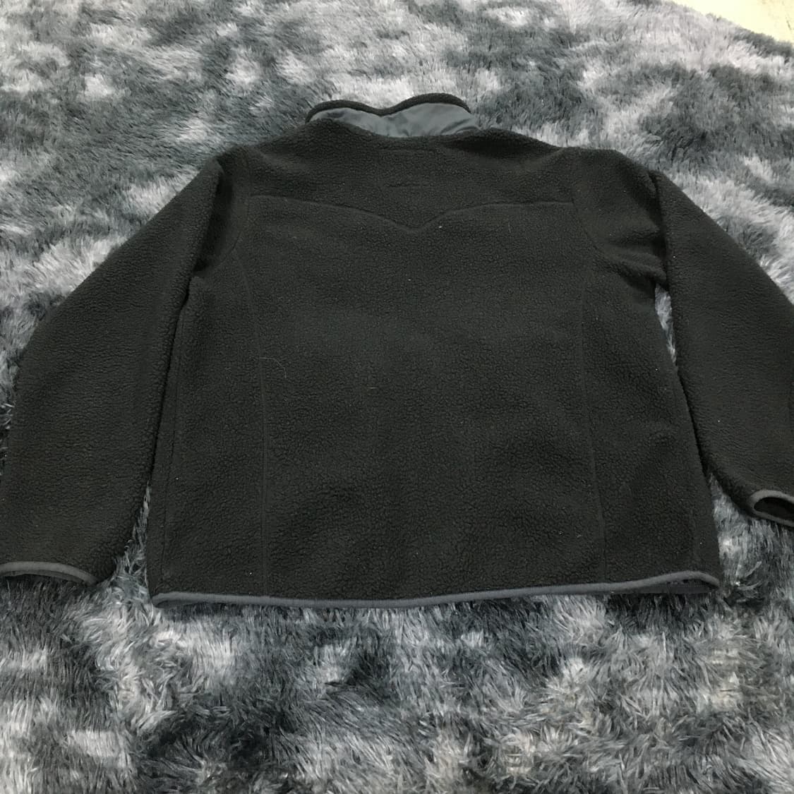 투티/0288 리바이스 플리스 오리지널 집업 블랙 후리스 반폴라 상품이미지3