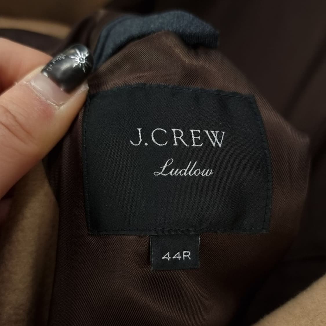 [제이크루] 캐시미어 블랜디드 싱글 롱 코트 베이지 M18378 상품이미지6