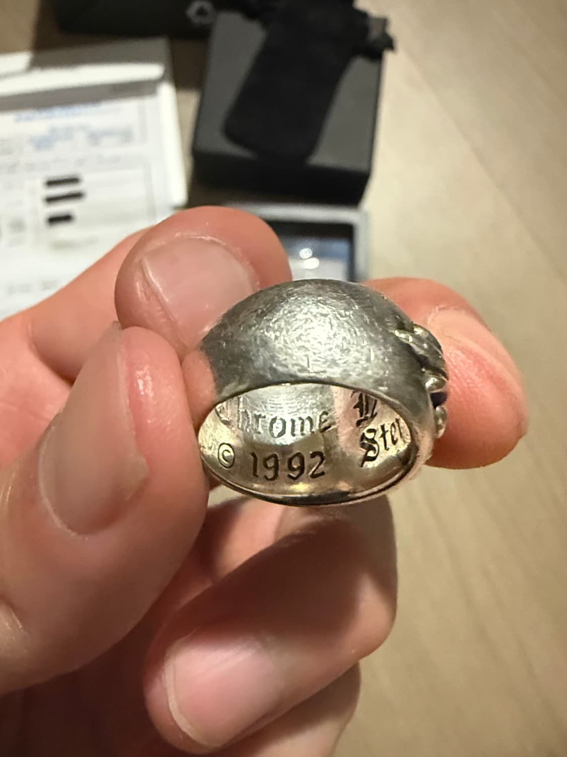 크롬하츠 플로랄 크로스링us4.5 상품이미지5