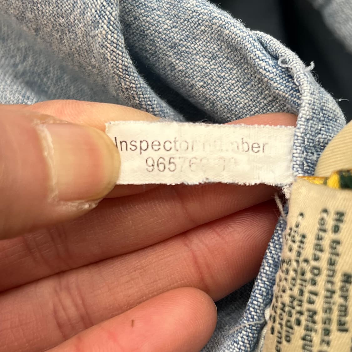 밥앨런 워크 데님셔츠 r3408 상품이미지9