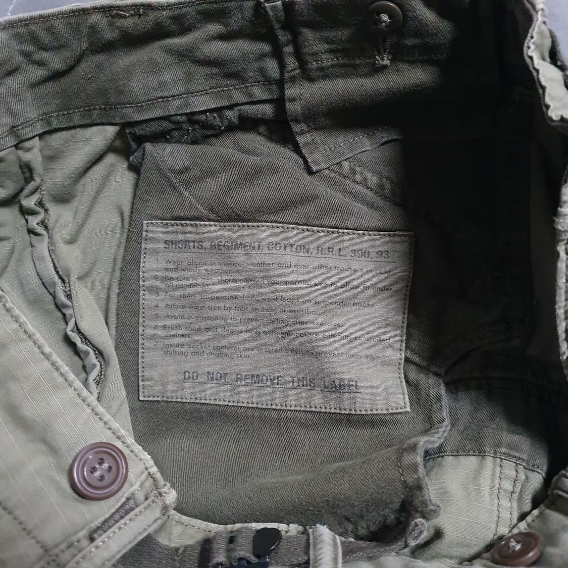 RRL 더블알엘 립스탑 카고 쇼츠 카키 30 상품이미지6