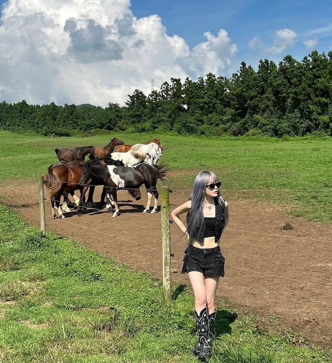 체리퀴리 트위드 셋업 2사이즈 상품이미지2