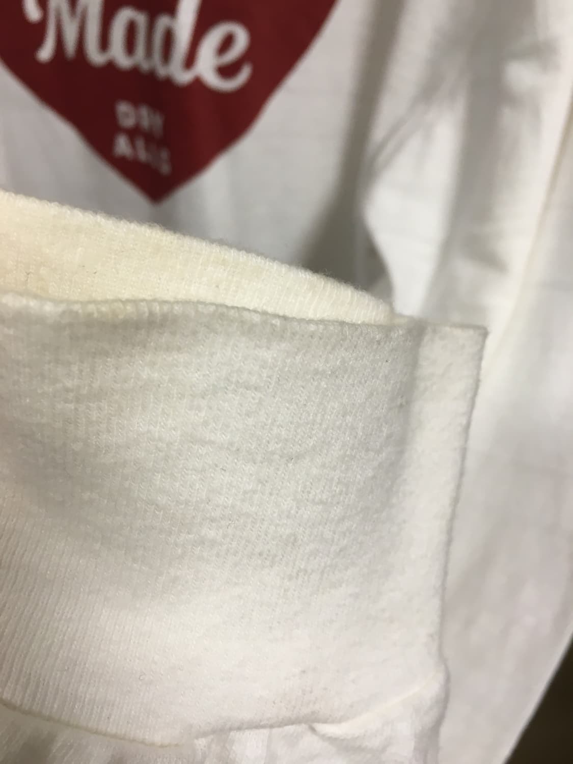 휴먼메이드 그래픽 롱슬리브 티셔츠 화이트 상품이미지3