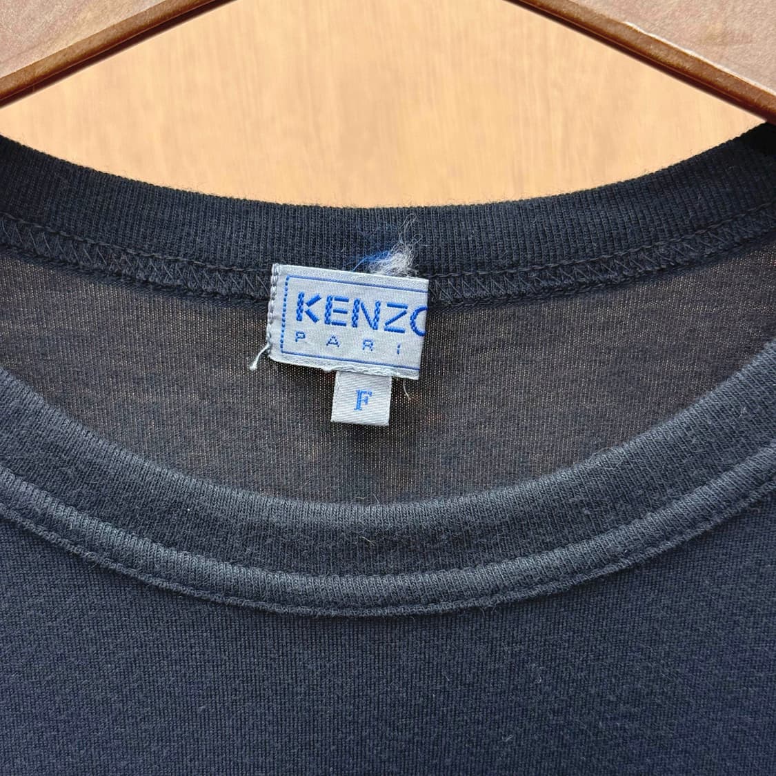 겐조 반팔 티셔츠 멀티 컬러 빅 로고 프린팅 디테일 루즈핏 블랙 상품이미지7