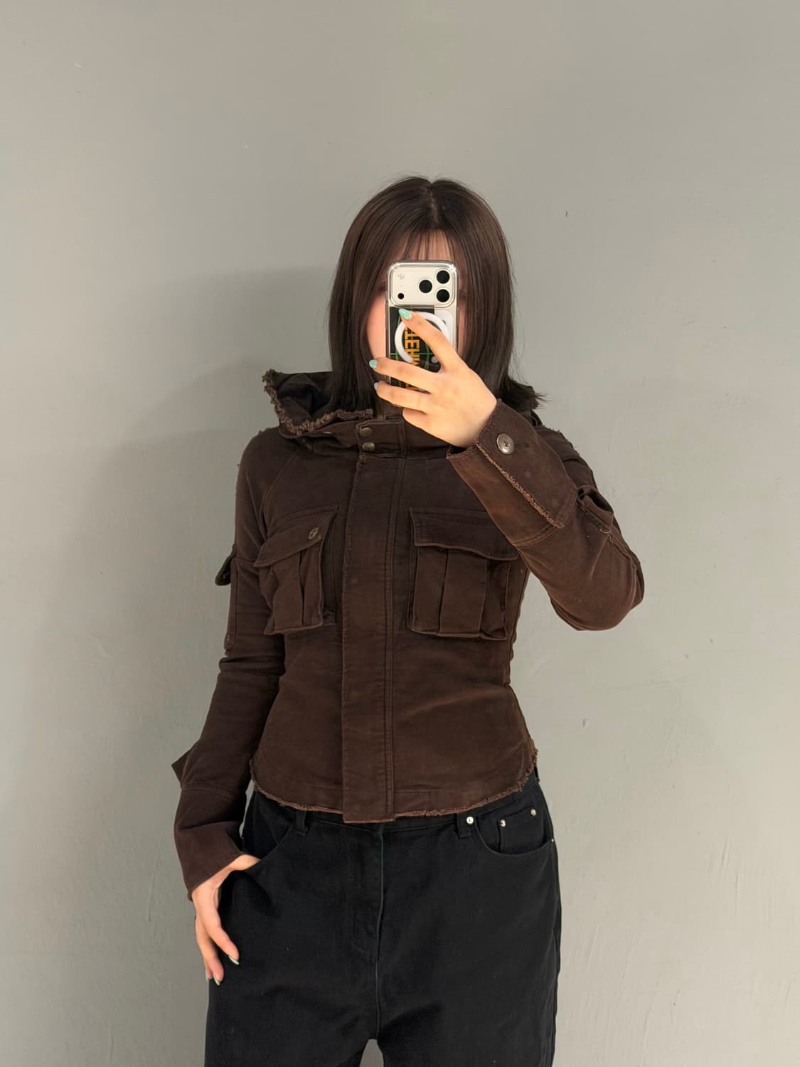 Enchantment high-neck design pocket jk 상품이미지2