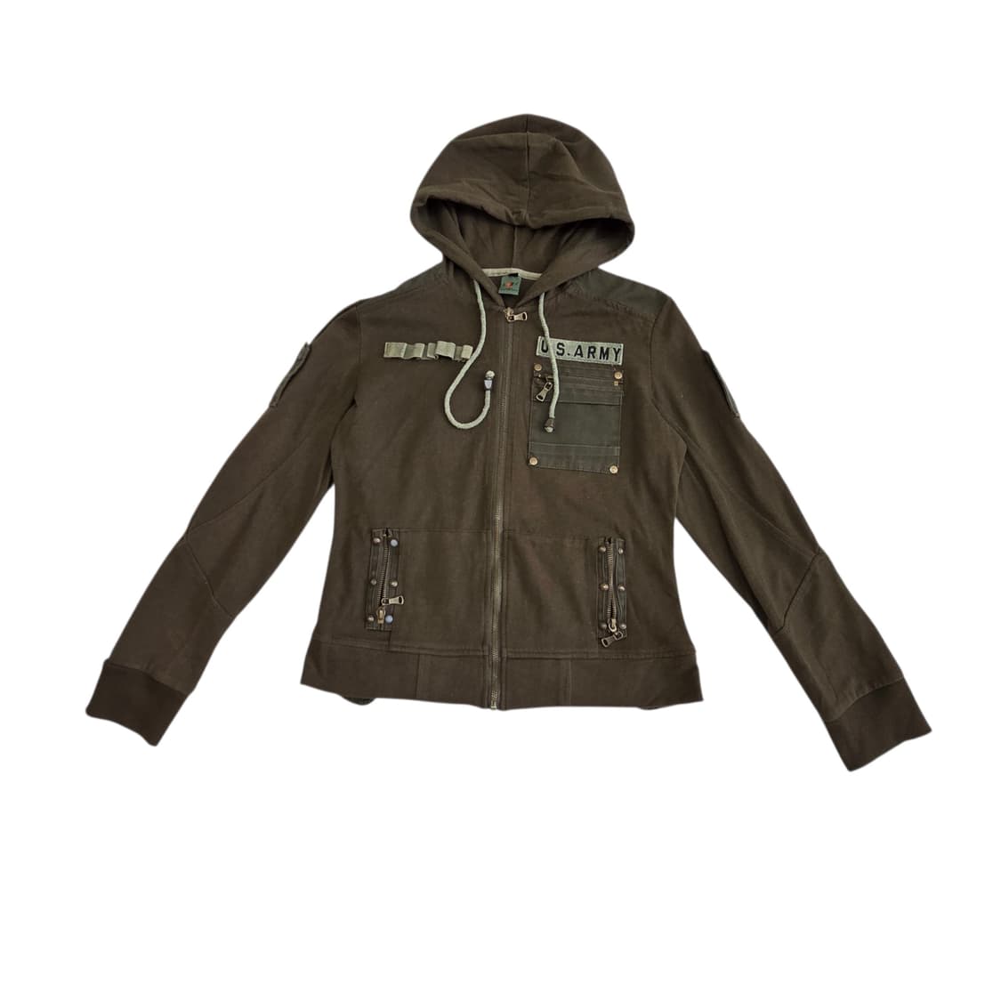 Vintage 빈티지 US Army 후드 집업 상품이미지1