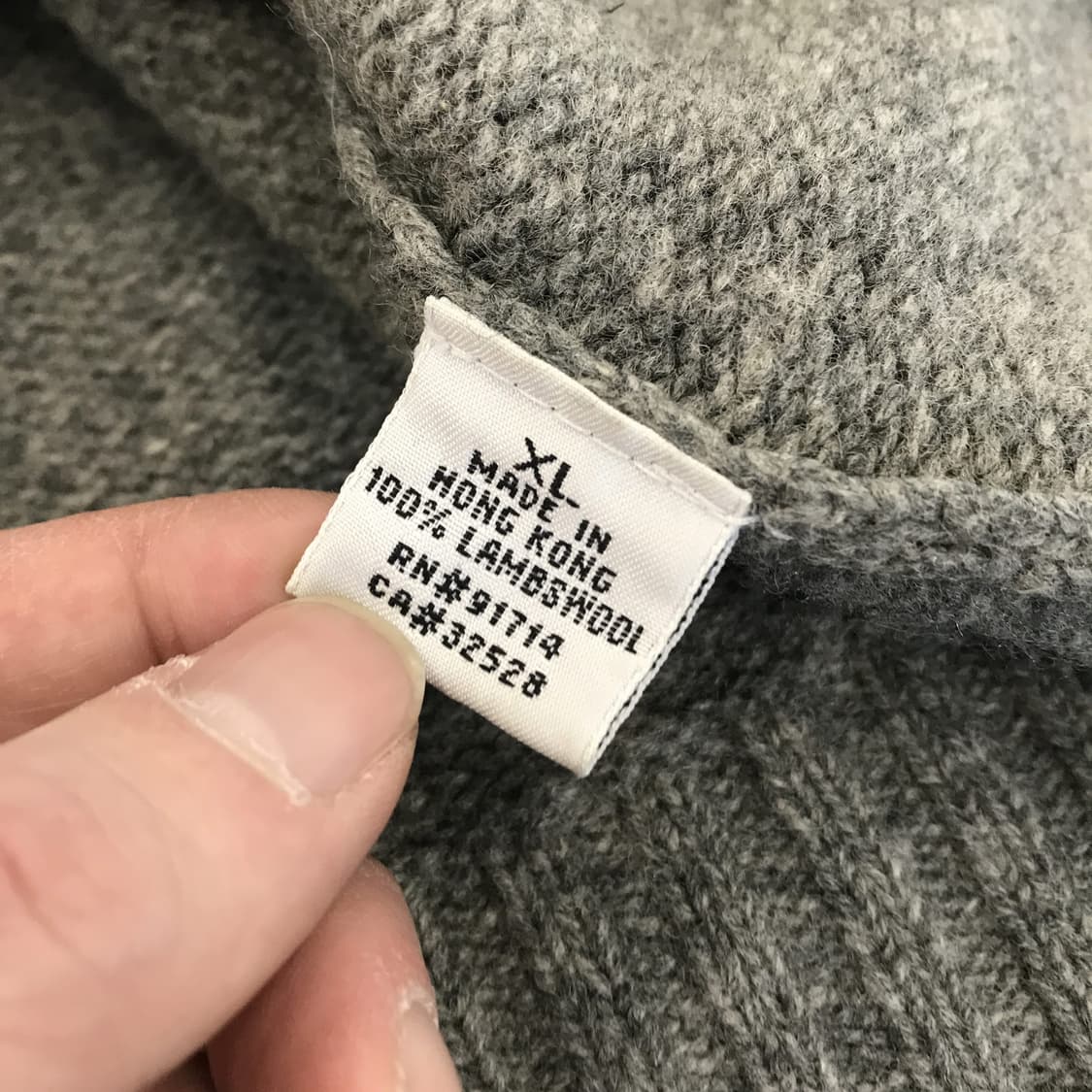 아르마니익스체인지 A/X 램스울 니트 [XL] 상품이미지6