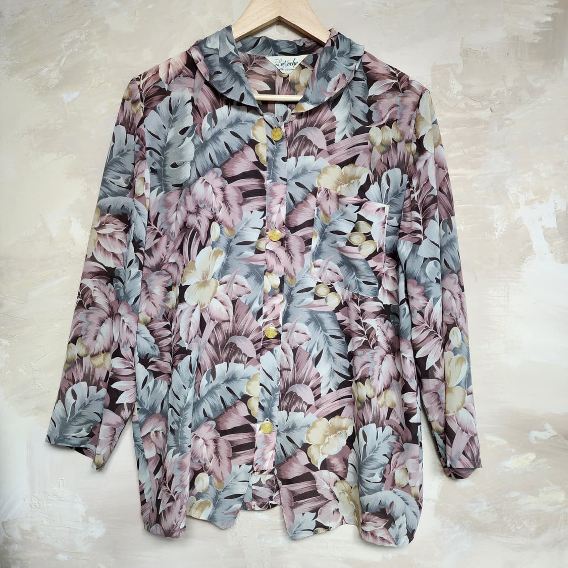 플라워 롱 블라우스 상품이미지2